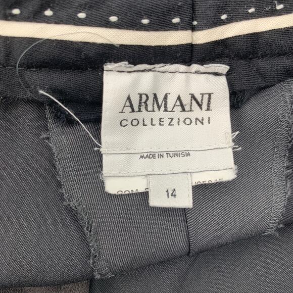 2/$30 ARMANI COLLEZIONI Gray Pants Size 14 Slacks Workwear Career - Picture 3 of 6